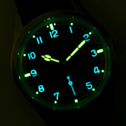 Custom logo watch Baltany S2025 D12 Retro Military Watch 36mm Swiss Luminous 10ATM Seagull  ST1701 Mechanical Watch