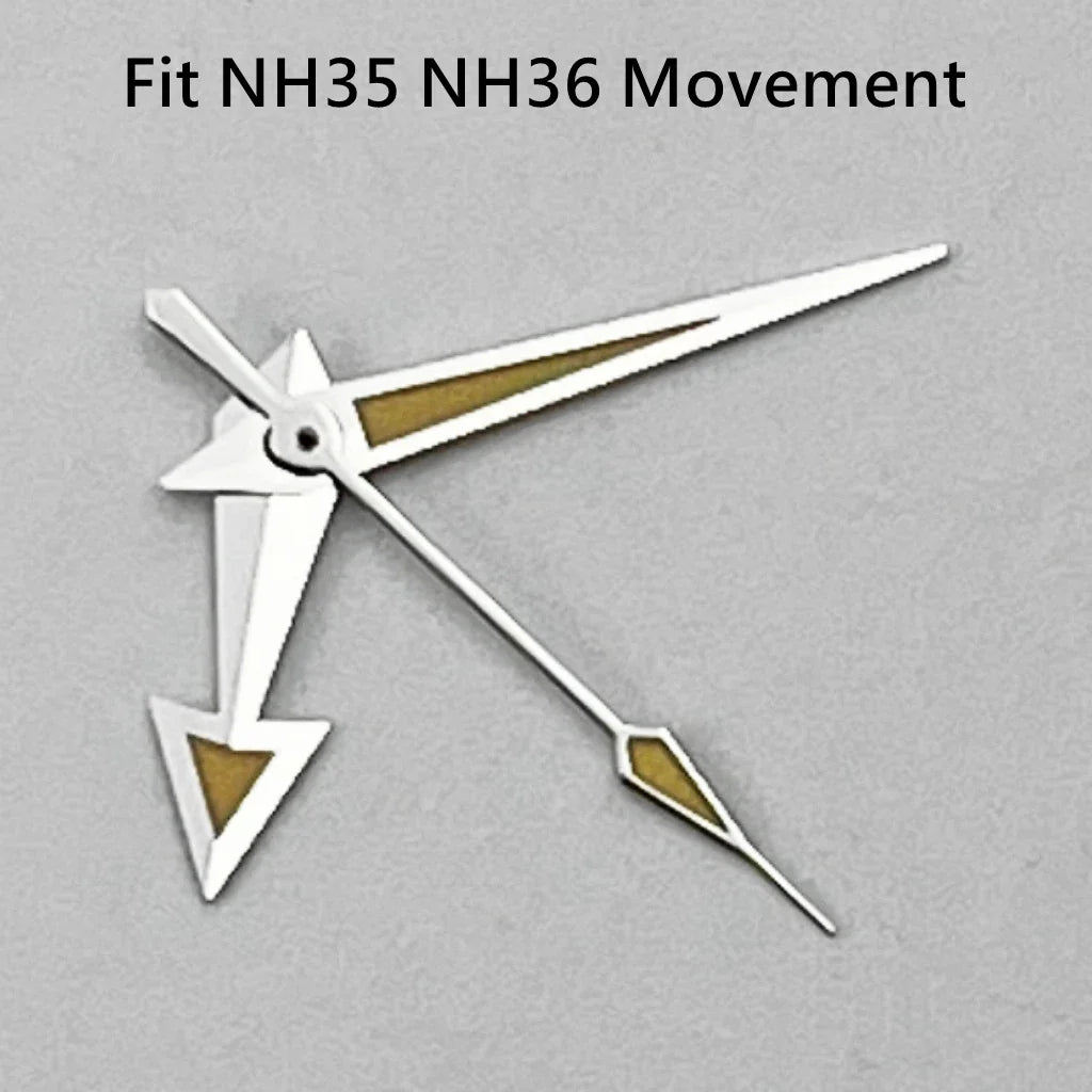 Arrow Watch Hands Silver/Blue/Gold Fit NH35 NH36 PT5000 ETA2836 2824 DG2813 3804 Miyota8215 8205 821A Movement Watch Accessories