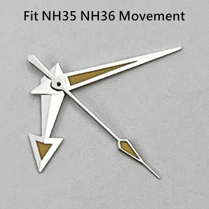 Arrow Watch Hands Silver/Blue/Gold Fit NH35 NH36 PT5000 ETA2836 2824 DG2813 3804 Miyota8215 8205 821A Movement Watch Accessories