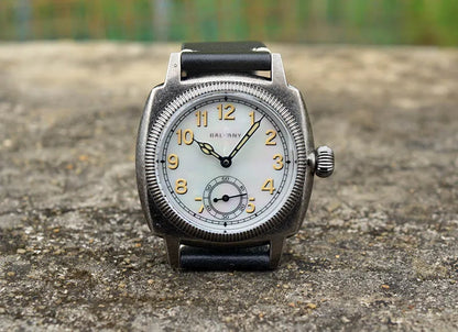 Baltany 1926 Vintage Dress Wristwatches S4036 Square Case Sub Seconds Luminou 20ATM Stainless Steel Automatic Mechanical Watches