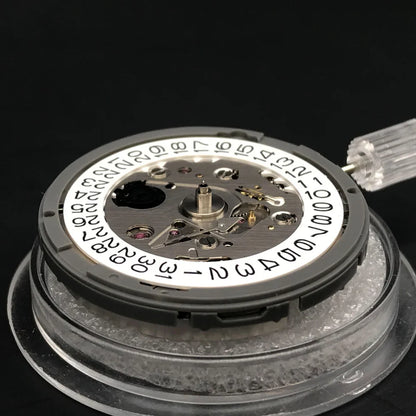 Japan Original Nh35 Movement Crown At 3.8 3 6 Nh35A With Black Date Automatic Mechanical Watch Dial Mods Repair Watchmaker