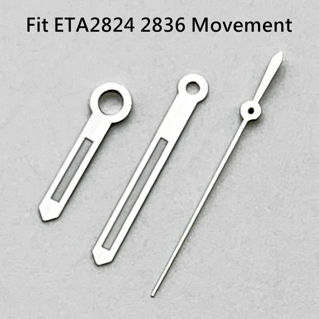 NH35 Hands Silver/Blue Watch Hands Fit NH35 NH36 PT5000 ETA2836 2824 DG2813 3804 Miyota8215 8205 821A Movement Watch Accessories