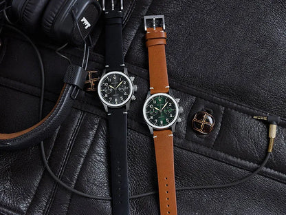 Customizable watch Baltany Military Chronograph watch S5057 Retro Quartz VK64 10ATM  Swiss Lume AR Sapphire