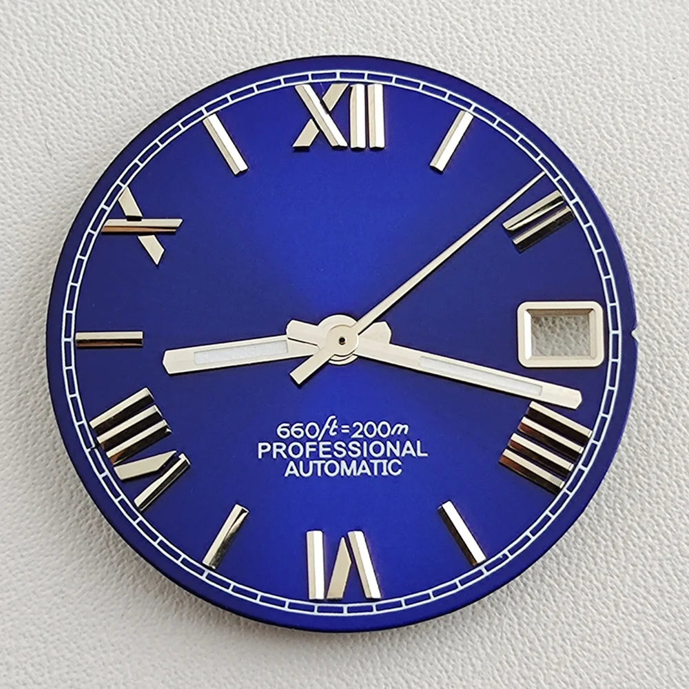 28.5mm NH35 dial Roman dial S Dial Modified Dial for NH35/NH36 Automatic Movement Watch accessories