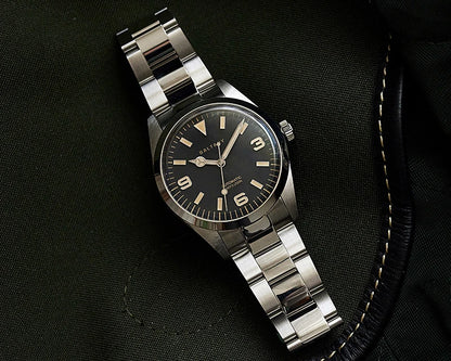 Baltany 39MM Explorer Watches Man S4035 NH38 Automatic Stainless Steel Bracelet Waterproof 200m Luxury Mechanical Wristwatch Man