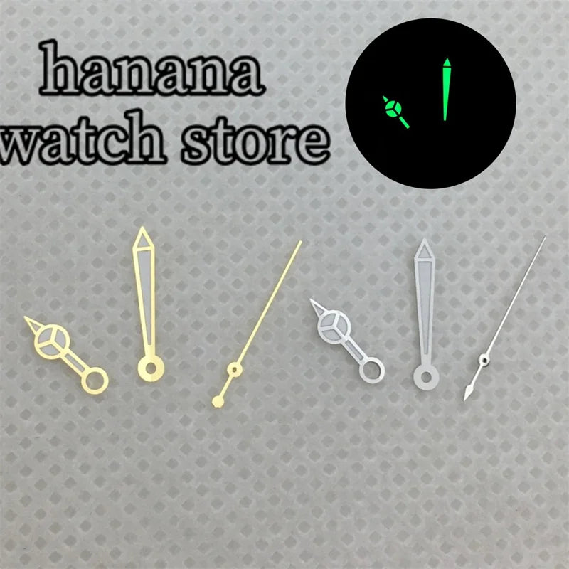 Watch Hands Gold Silver Yellow Hands Green Luminous Fits NH34 NH35 NH36 NH37 NH38 NH39 NH70 NH72 Movement