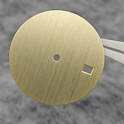 30.5mm Watch Dial DIY Vertical Texture Surface with Date Faces for PP Case Watch Accessories for NH35A / 4R35 Movement