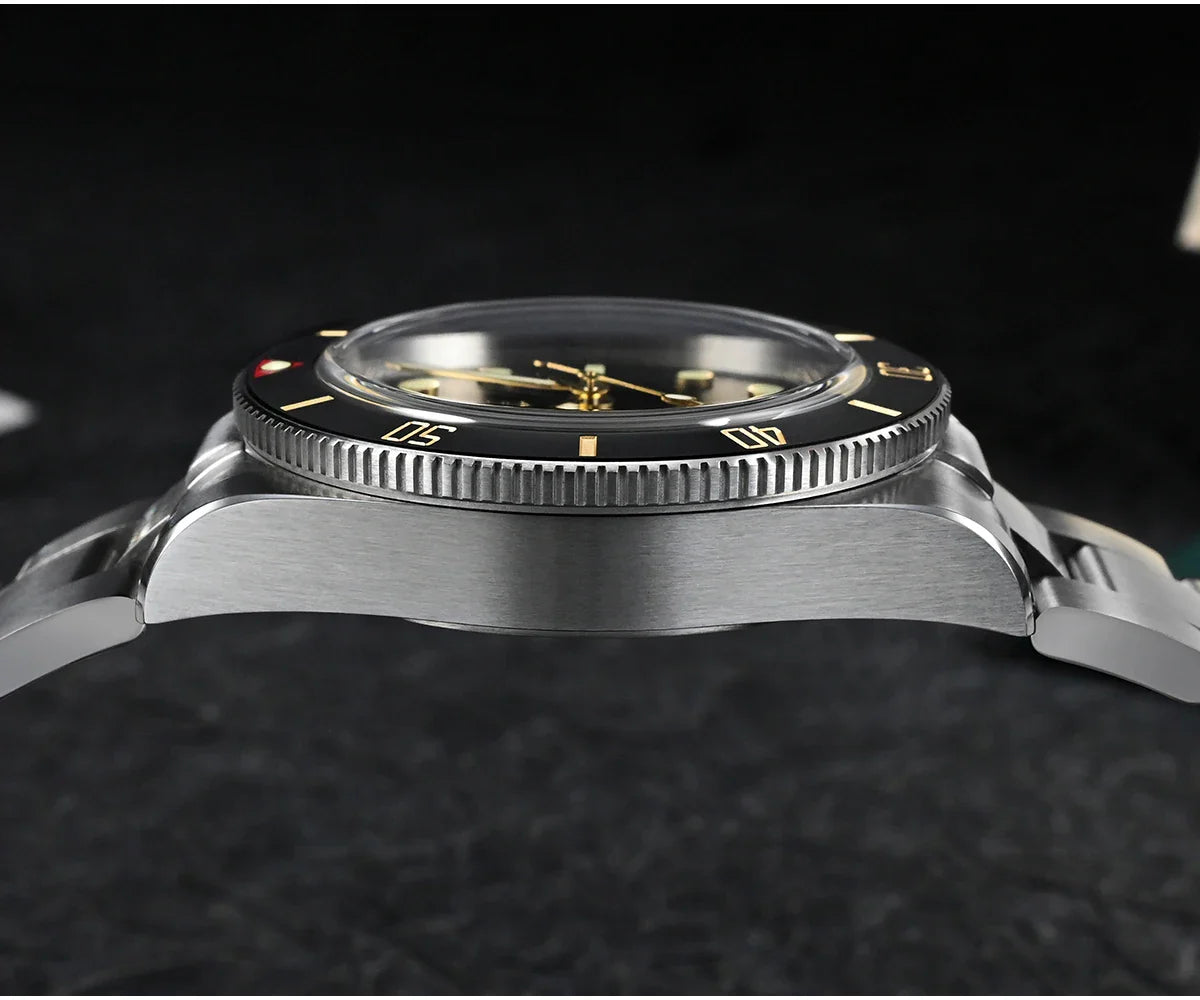 San Martin SN0138G New 37mm BB54 Vintage Diver Watch NH35 Automatic AR Sapphire C3 Luminous 20Bar