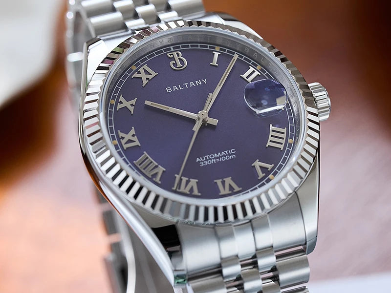 Baltany 39mm Dress Watches for Men S4094 10ATMWaterproof NH35 Automatic Luxury Watches Man DJ Homage Mechanical Wristwatches Man