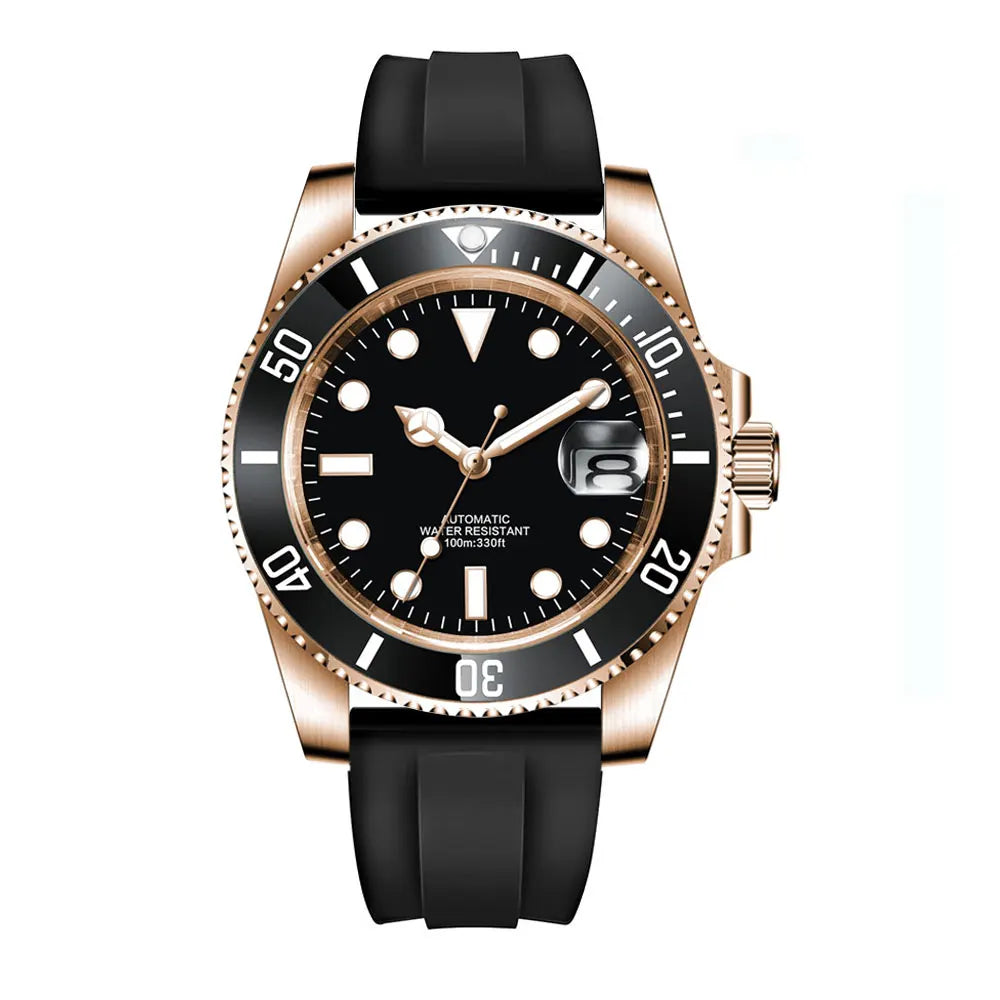 Corgeut Yacht Watch CG3002 sapphire  NH35  Miyota 8215 Brushed Ceremic Bezel 40mm 10Bar