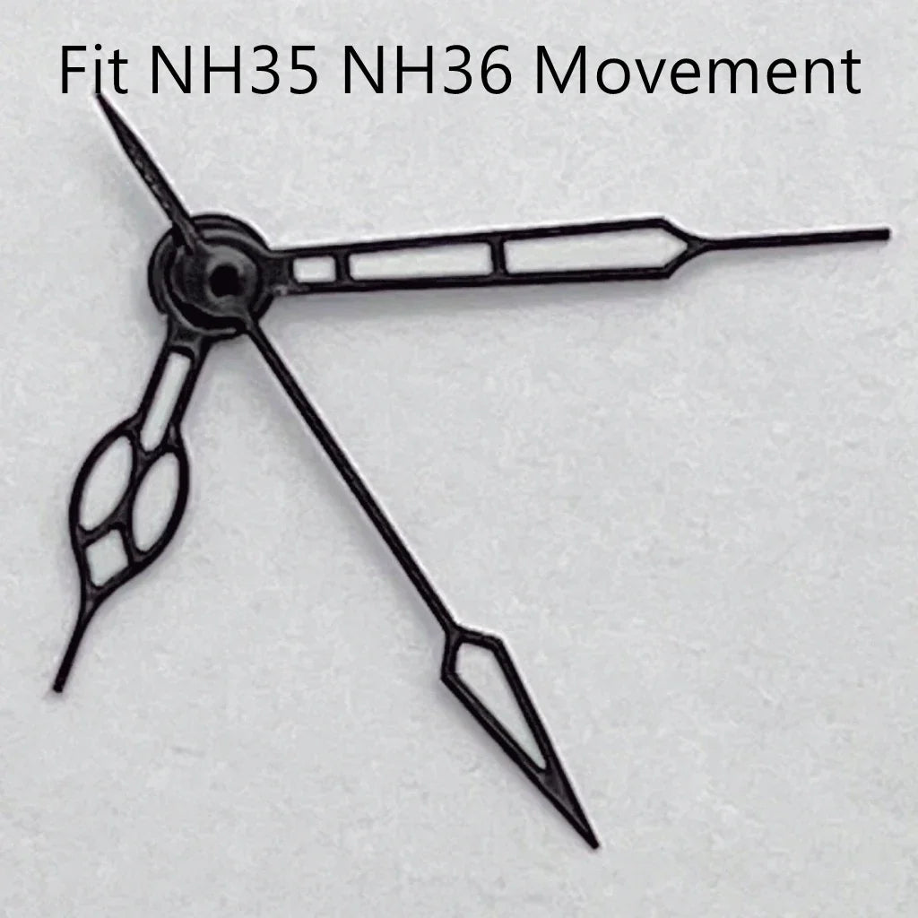 Silver/Black/Gold/RoseGold Watch Hands Green Luminous Fit NH35 NH36 NH38 Automatic Movement Watch Accessories