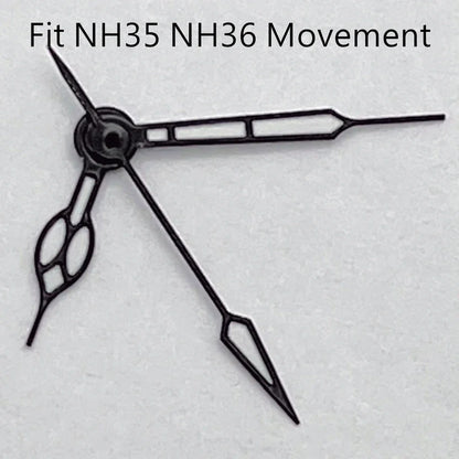 Silver/Black/Gold/RoseGold Watch Hands Green Luminous Fit NH35 NH36 NH38 Automatic Movement Watch Accessories