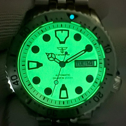 Tandorio SKX Diver TD255 41mm Sapphire 200m waterproof NH36A Rotating Bezel