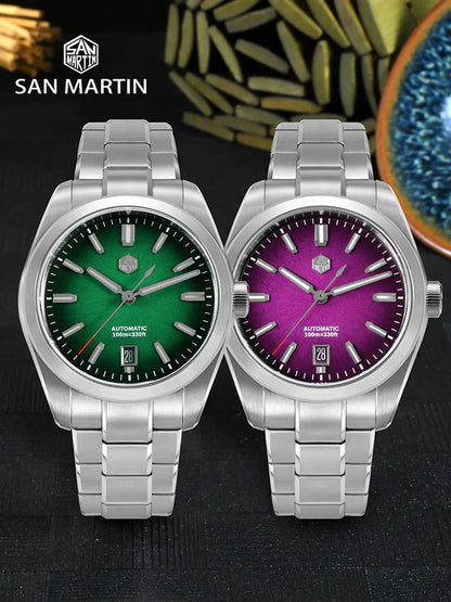 San Martin 36/39/42mm SN0144 JianZhan Dial Gada Watch Miyota 9015 Original Design Men Luxury Dress Automatic Mechanical Watches