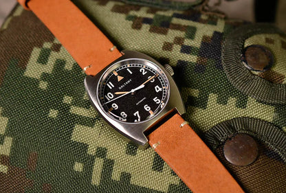 Baltany W10 Tonneau Wristwatches Sapphire Crystal Super Luminous Nylon Strap NH38 Automatic Mechanical Vintage Military Watches