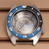 41mm Modified Turtle Watch Case Sapphire For Abalone/tuna mouth 6105 Captain Willard TMI NH35 NH36 NH38 4R Movement Stainless Steel Watch Accessories