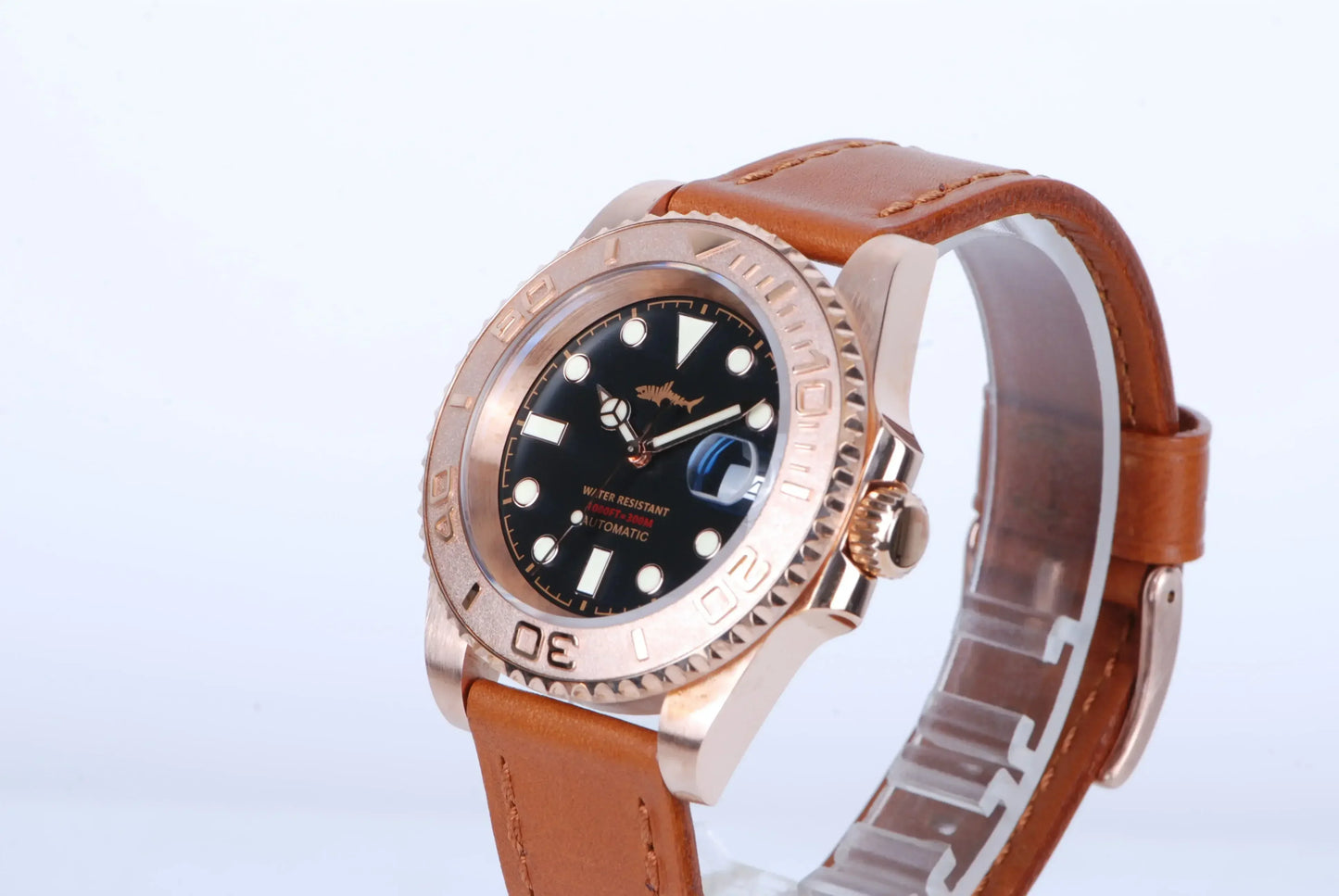 HEIMDALLR Bronze Diver Watch HMCR21 NH36 Automatic Sapphire BGW-9 Lume 44MM Yachmaster 30Bar