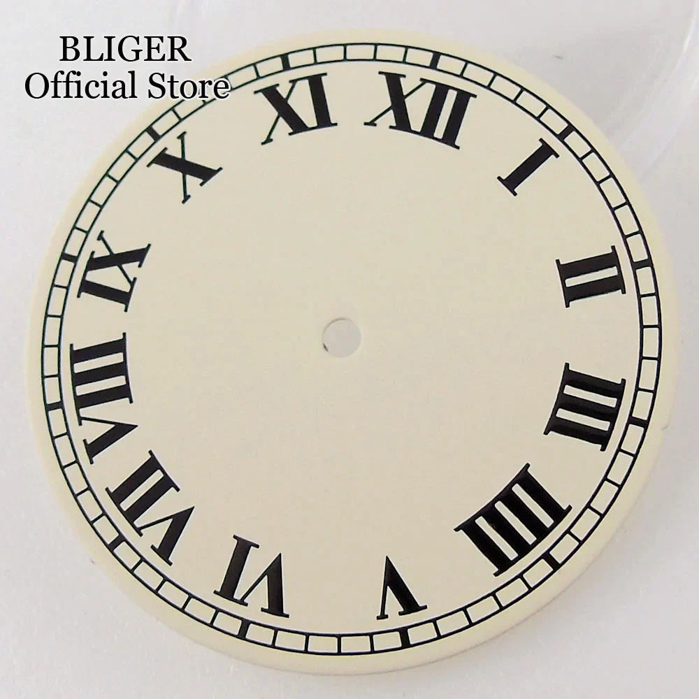 39mm vintage pilot Case 33.5mm Dial Sapphire Glass For NH35 NH35A 2824 PT5000 Waterproof Watch Case Screw Crown