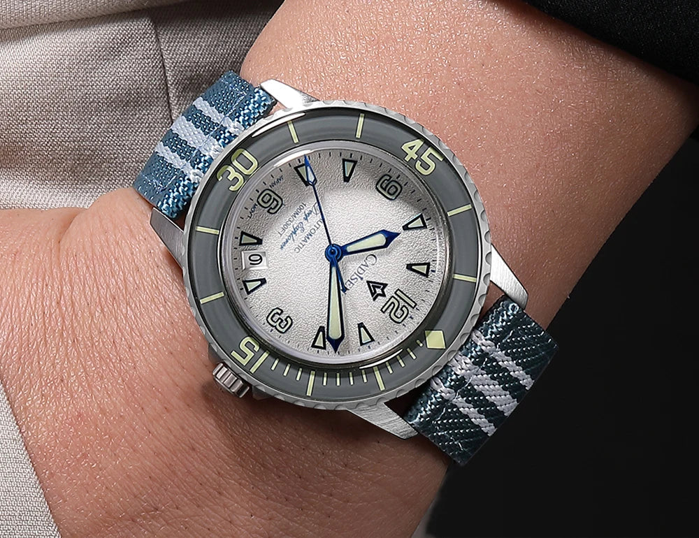 CADISEN BB58 Watch C8239 Miyota 8215 Automatic Luminous 10 Bar 42MM Dive Watch