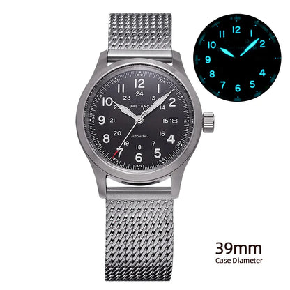 Field Watch WFP001 Customizable 10ATM Waterproof 39mm  NH35 Automatic Ar Sapphire Swiss lume