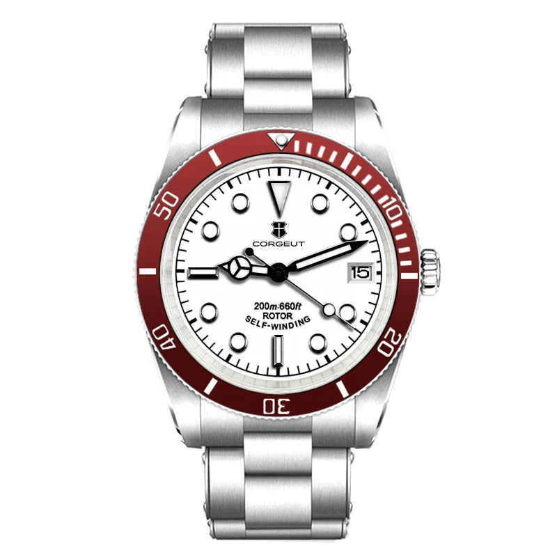 Corgeut Watch Diver CG2074 39mm NH35A Sapphire Crystal  Ceramics Bezel 10Bar SUB