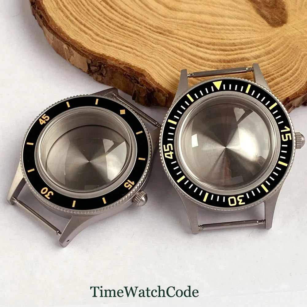 50 FATHOMS Real Bronze Watch Case Fit NH34 NH35 NH36 NH38 NH70 NH72 ETA2824 PT5000 SW200 Bow Sapphire Glass 20BAR Sandblast 40mm