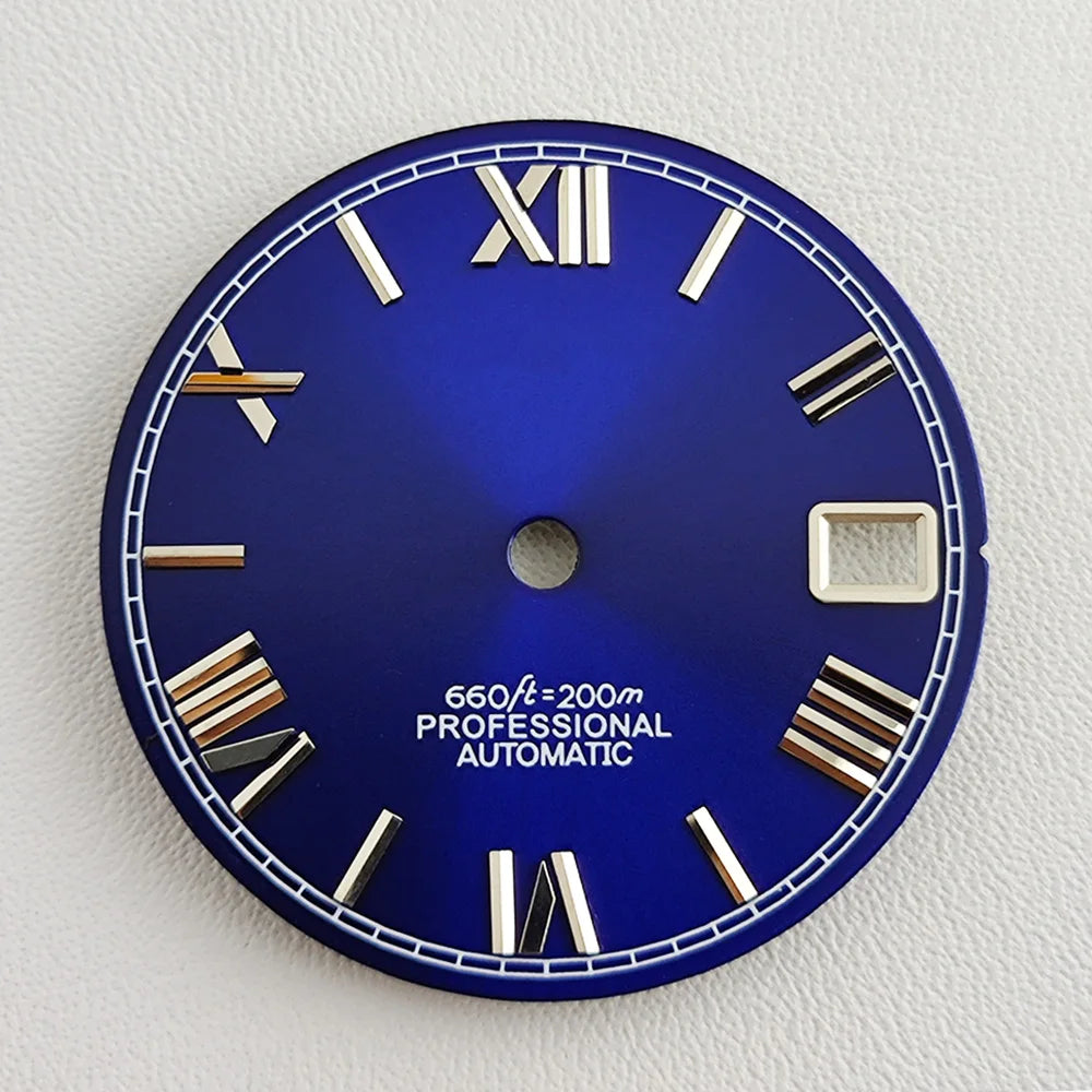 28.5mm NH35 dial Roman dial S Dial Modified Dial for NH35/NH36 Automatic Movement Watch accessories