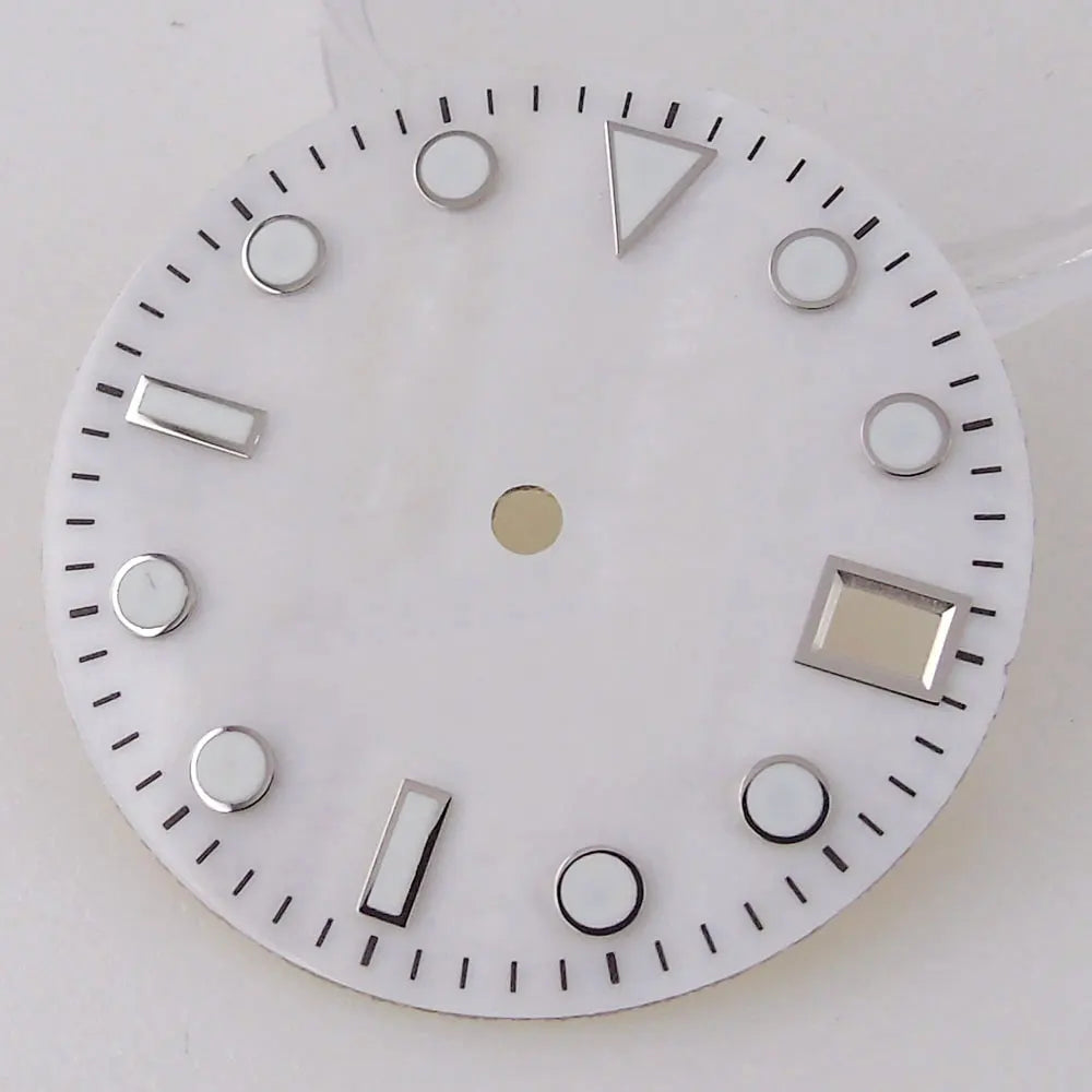 SUB MOP Watch Dial 29mm for NH 35 NH 36 D iver Watch Parts Black/Orange/White 3.8/3 dial feet  Green Luminous