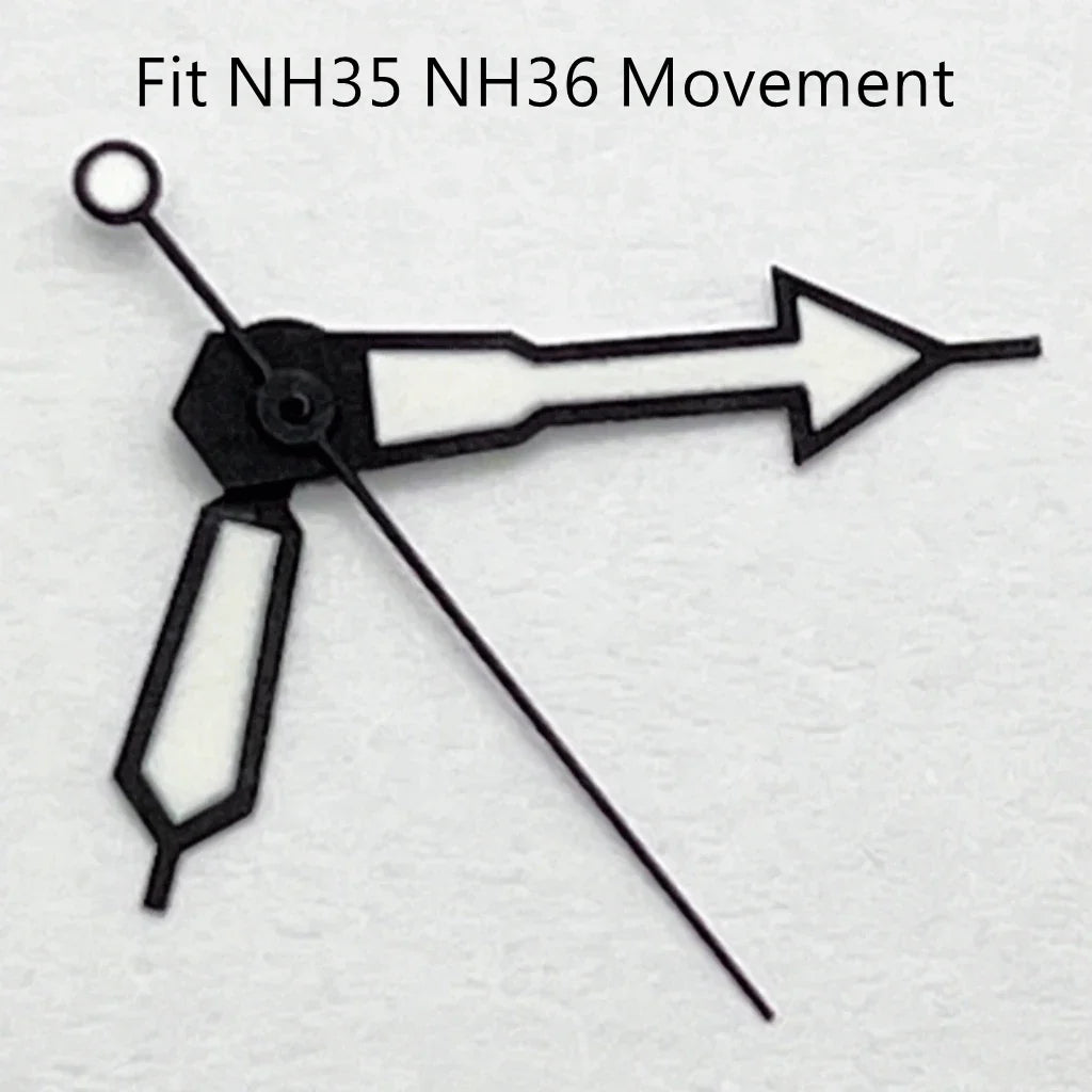 Watch Hands Green Luminous Fit NH35 NH36 ETA2824 2836 Miyota 8205 8215Mingzhu DG2813 3804 Movement Watch Accessories