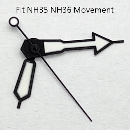 Watch Hands Green Luminous Fit NH35 NH36 ETA2824 2836 Miyota 8205 8215Mingzhu DG2813 3804 Movement Watch Accessories