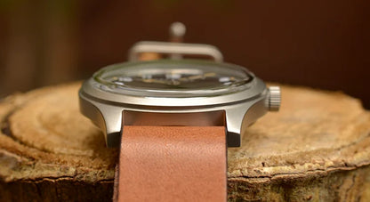 Custom logo watch Baltany S2025 D12 Retro Military Watch 36mm Swiss Luminous 10ATM Seagull  ST1701 Mechanical Watch