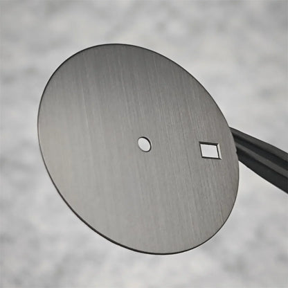 30.5mm Solid Color Watch Dial for NH35 Movement Vertical Pattern Mechanical Watch Faces DIY Watch Repair Accessories