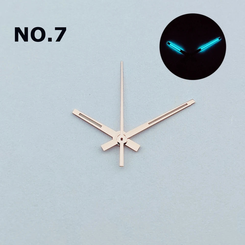 Watch Hands 8285 Hands Blue Grren C3 Luminous Hands Watch Parts for Miyota 8285 Movement Watch Accessories