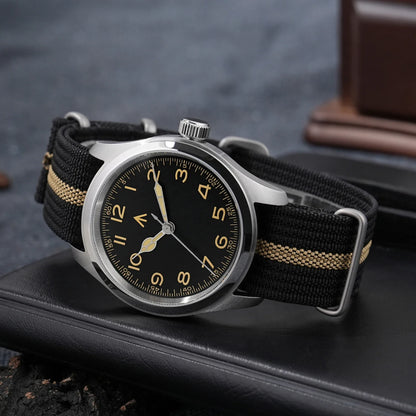 Militado ML08 Military Watch VH31 Quartz Movement Double Sapphire C3 BGW9 Luminous 10Bar Explorer