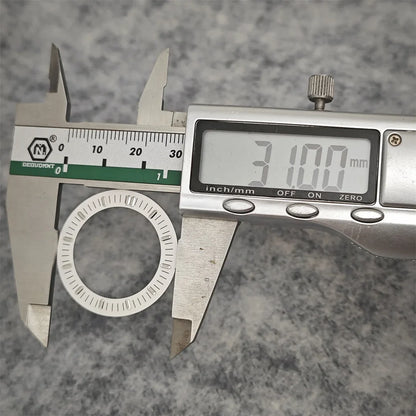 31mm Watch Dial Hollowed Out Surface Green Luminous Watch Faces Accessories Repair Parts NH70／NH35 / NH36 Movement