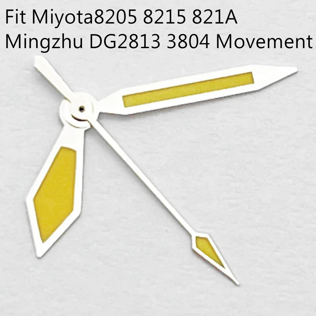 RICHUS NH35 Silver Watch Hands Fit NH35 NH36 PT5000 ETA2836 2824 DG2813 3804 Miyota8215 8205 821A Movement Watch Accessories