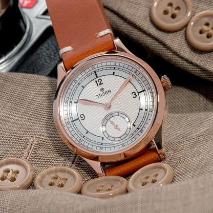 THORN Too1  quartz Sub Second Watch 37mm Case 3ATM AR Sapphire Pilot