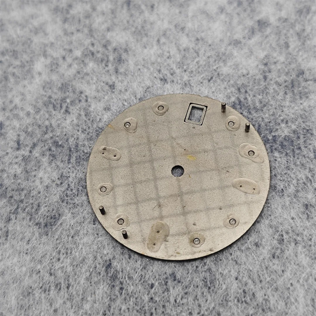 28.5MM New NH35 Dial Green Luminous Watch Face Matte Texture Dial for NH35/ NH36 Mechanical Movement Watch Accessories Repair Parts