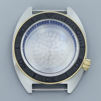 41mm NH35 Watch Case Stainless Steel Accessories For NH35 NH34 Mod Abalone NH36 NH70 Movement 28.5mm Dial Sapphire Crystal Glass