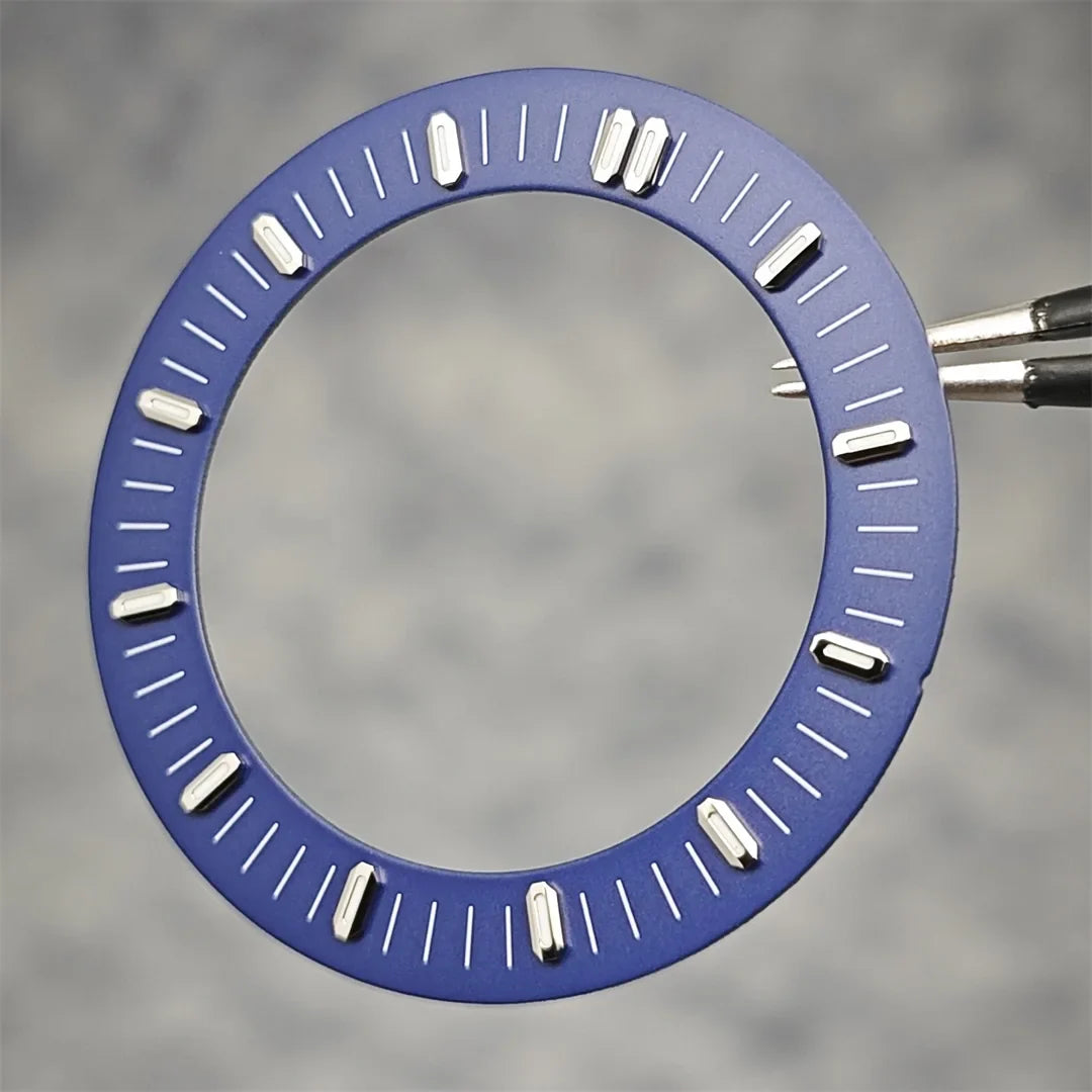 31mm Watch Dial Hollowed Out Surface Green Luminous Watch Faces Accessories Repair Parts NH70／NH35 / NH36 Movement