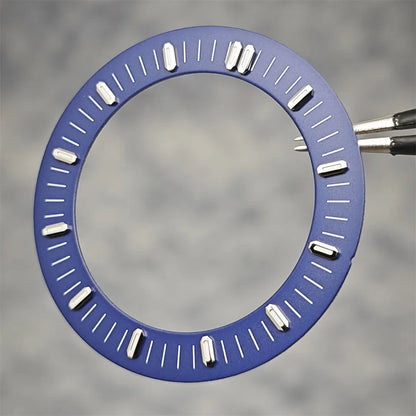 31mm Watch Dial Hollowed Out Surface Green Luminous Watch Faces Accessories Repair Parts NH70／NH35 / NH36 Movement