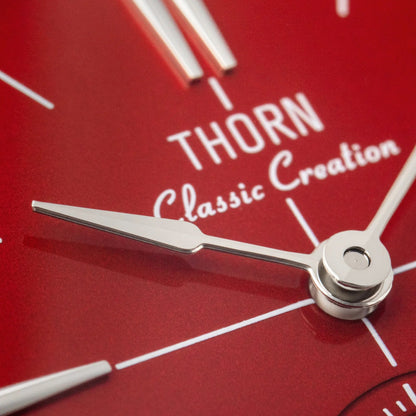 THORN T017 Square pillow-shaped 36mm Pilot couple wristwatch VD78 quartz Double Domed Sapphire 10Bar