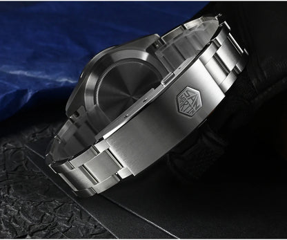 San Martin SN0054G GMT Pink Dial BB  39mm NH34 Automatic Watch 10Bar AR Sapphire BGW9 Lume