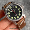 Tandorio Fluted Pilot Watch TD117A 20BARNH35 PT5000 Roman Numerals Sapphire 39mm