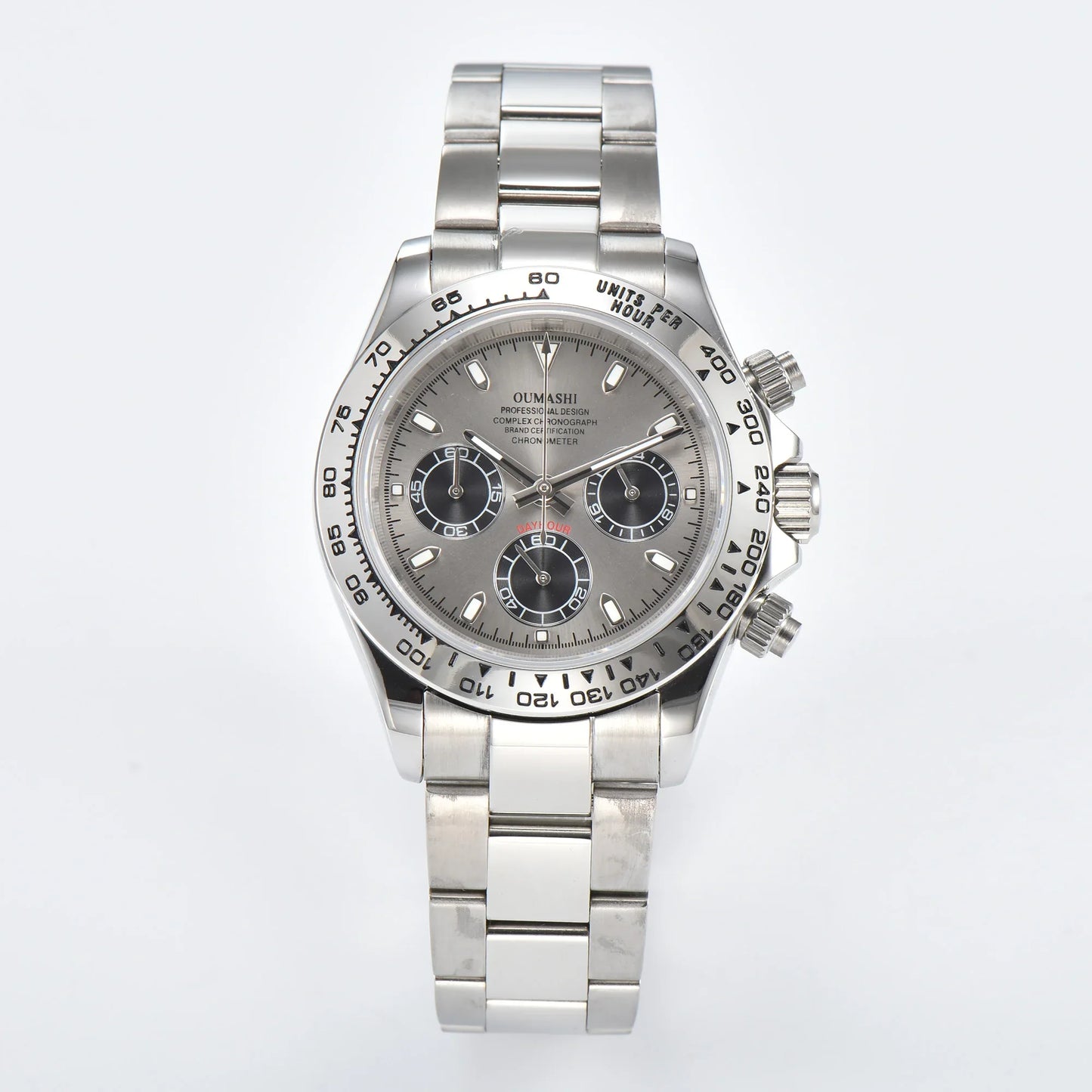 Nologo Daytona VK63 Quartz Watch Sapphire Glass 3ATM 39MM  Luminous Chronograph