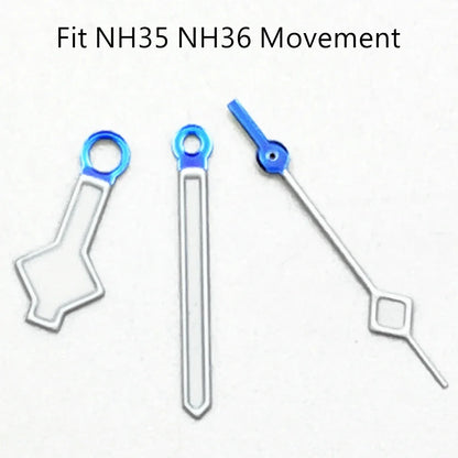 NH Watch Hands Lume Fit NH35 NH36 ETA 2824 2836 PT5000 Miyota 8215 8205 821A DG2813 3804 Automatic Movement Watches Accessories