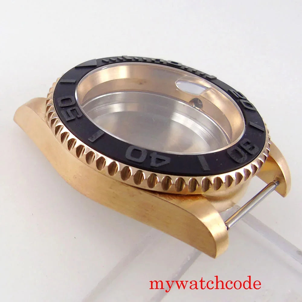 40mm CUSN8 Bronze Case 200M Waterproof Dive SUB Water Ghost Watch Case for NH34 NH35 NH36 NH38 NH39 NH70 NH72 ETA2824 PT5000 Bronze Insert