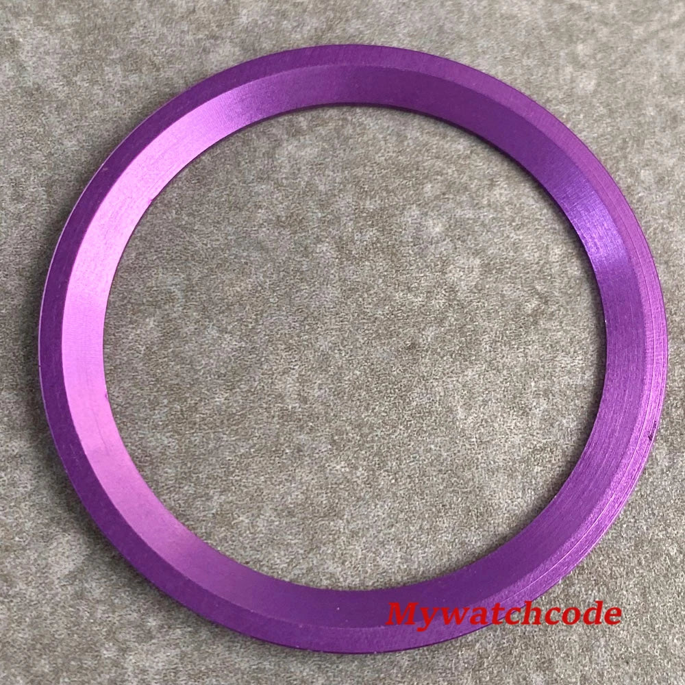 38mm x 30.5mm Black Red Purple Bezel Insert Replacement Part For 40mm GMT SUB SKX 007 Mens Watch Accessories Case Ring