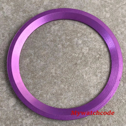 38mm x 30.5mm Black Red Purple Bezel Insert Replacement Part For 40mm GMT SUB SKX 007 Mens Watch Accessories Case Ring