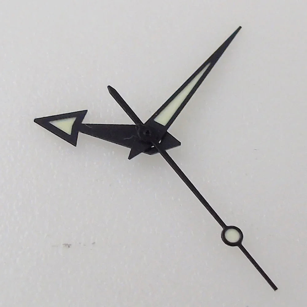 Sterile 31mm Silver Watch Dial for Seik0 N H35 N H36 Movement Green Luminous Di ving Wristwatch Accessories